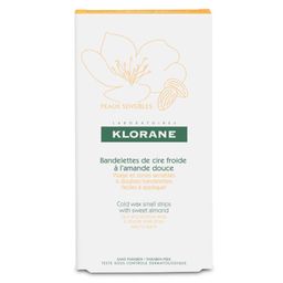 Klorane Amande Douce Bandelettes de Cire Froide | Visage & Zones Sensibles