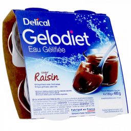 Delical Gelodiet Eau Gélifiée Sucrée Raisin