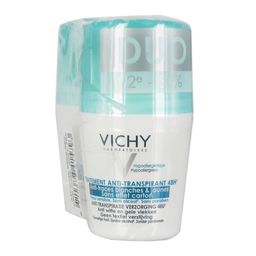 Vichy Deodorant Anti-Transpiratie Anti-Witte en Gele Vlekken 48h Duo