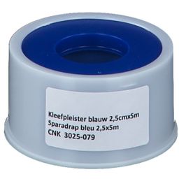 Covarmed Pansement Adhésif Bleu Rouleau 2.5Cm x 5M