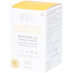 WHC UNOCARDIO omega3 1000 + Vitamine D