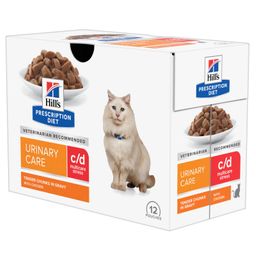 Hill's Prescription Diet C/D Urinary Stress Chat au Poulet