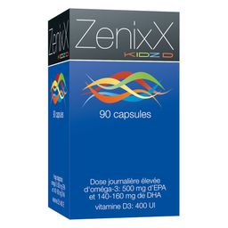 ixX Pharma ZenixX KIDZ D | Oméga 3 EPA & Vitamine D3 pour enfants actifs