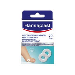 Hansaplast Likdoornbeschermringen | Anti-drukringen | Onmiddellijke pijnverlichting | Voor likdoorn en eelt