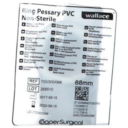 Anneau De l'Utérus Portex 68 Rond Vinyl