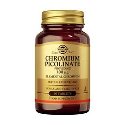 Solgar Chromium (Chrome) Picolinate 100Mcg