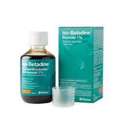 Iso-Betadine Mondwater 1% | Ontsmettend mondspoeling | Mondhygiëne | Keelinfecties, herpes, spruw en tandvleesproblemen