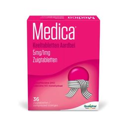 Medica Keeltabletten Aardbei | Keelpijn