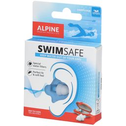 Alpine SwimSafe Bouchons D'Oreilles + Mini Boîte GRATUIT