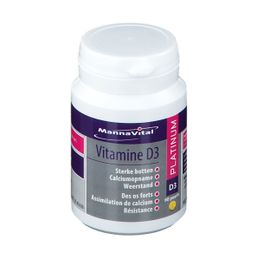Mannavital Vitamine D3 Platinum Pearls