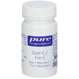 Pure Encapsulations Ijzer + Vitamine C