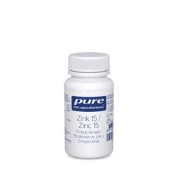 Pure Encapsulations Zink 15 | Voor het immuunsysteem en het zuur-base-evenwicht