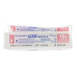Terumo Agani Naald 18g 1 1/2 RB Roze