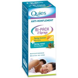 Quies Anti-Ronflement Bi-Pack Spray Nez + Bouche