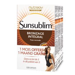 Nutreov Sunsublim Solaire Bronzage Intégral TRIO