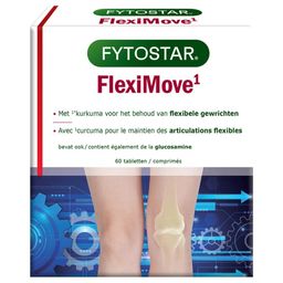 Fytostar FlexiMove High-Curcumin + Glucosamine | Articulations Souples