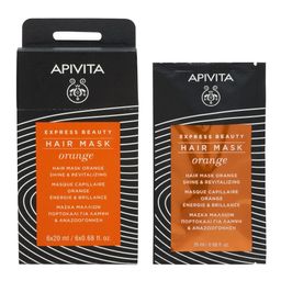 Apivita Express Beauty Glans & Revitaliserend Haarmasker Sinaasappel