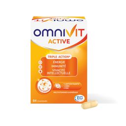 Omnivit Active | Multivitamine pour Énergie, Immunité & Concentration Mentale