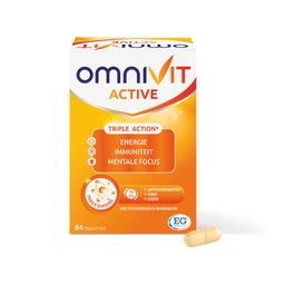Omnivit Active | Multivitamine voor Energie, Immuniteit & Mentale Focus