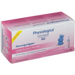 Physiologica Isonasal Bébé Unidoses | Hygiène quotidienne, lavage du nez et des yeux