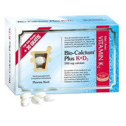 Pharma Nord Bio-Calcium Plus K+D3 120 + 30 tabletten GRATIS | calcium + vitamine K + vitamine D | Botten & tanden