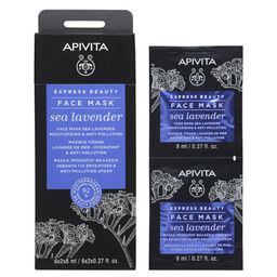 Apivita Express Beauty Masque Visage Lavande de Mer Hydratant & Anti-Pollution