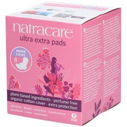 Natracare® Serviettes Ultra Extra Long avec Ailettes