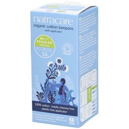 Natracare Tampons en coton biologique avec applicateur - Normal