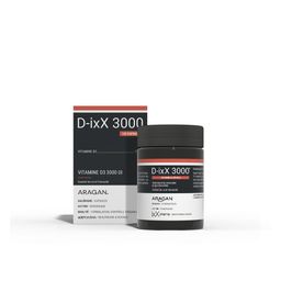 ixX Pharma D-ixX 3000 | Vitamine D3 3000 UI | 75µG | Immunité | Os