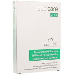 Febelcare MED6 Zelfklevend Steriel Verband 10x8cm