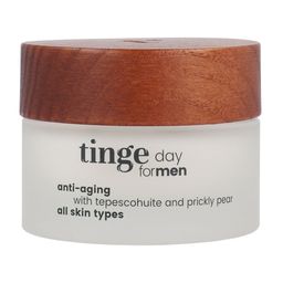 Tinge for Men Anti-Age Dagcrème | Voor Mannen | Regenererend | Verstevigend | Prikt Niet Na Het Scheren