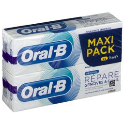 Oral B Tandpasta Gum & Enamel Repair Original 2x75 ml + Oral B Gum & Enamel Repair Mondwater 250 ml GRATIS