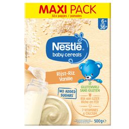 Nestlé® Baby Cereals Rijst Vanille Glutenvrij