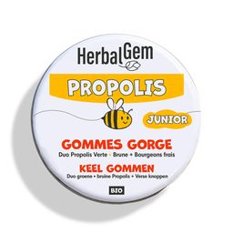 HerbalGem Propolis Junior Bio Keelgummies
