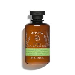 Apivita Tonic Mountain Tea Shower Gel with Essential Oils