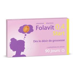 Folavit 0,4 Start - Acide folique dès le désir de grossesse