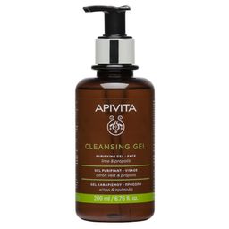 Apivita Gel Nettoyant Peaux Mixtes à Grasses Citron Vert - Propolis