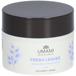 Umami Fresh Leaves Rich Body Cream Japanse Munt & Gember