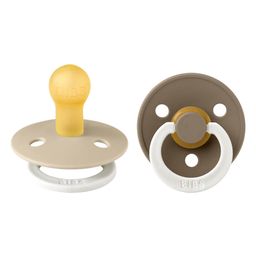 BIBS Latex Glow in the Dark Fopspeen Vanilla - Oak 0-6 Maanden