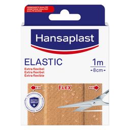 Hansaplast Elastic Fabric Wondpleisters | Extra flexibel | Waterafstotend | Voor vingers & gewrichten | 10CM x 8CM