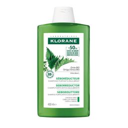 Klorane Bio Brandnetel talgreducerende Shampoo |  Zuiverend  & evenwichtherstellend | Vet haar