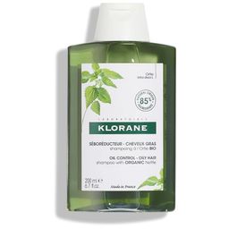 Klorane BIO Brandnetel talgreducerende Shampoo | Zuiverend & evenwichtherstellend | Vet haar