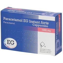 Paracetamol EG Instant Forte 1 g | Pijn & Koorts | Cappuccino