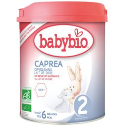 Babybio CAPREA 2 – Lait de Suite à Base de Lait de Chèvre Bio – De 6 Mois à 1 An