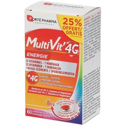 Forté Pharma MultiVit 4G Energie 2 Mois Prix Réduit