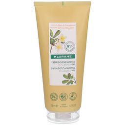 Klorane BIO Cupuaçu Voedende Douchecrème met Frangipanibloem | Reinigt & Hydrateert
