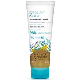 Lady Green Zachte Gelaat- en Decolleté Scrub Bio