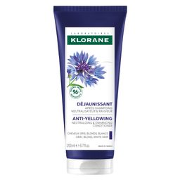 Klorane Centaurée BIO Après-shampooing Déjaunissant | Neutralise & ravive | Cheveux gris & blonds | blancs