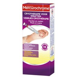 Mercurochrome Cryotherapie voor Wratten