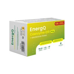 ENERGQ Coenzyme Q10 30 mg + Magnesium | Spieren & energie | + 30 GRATIS tabletten